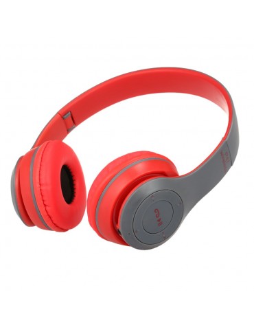 P47 Wireless Bluetooth 4.1 Headphones Foldable Over Ear Headset 3.5mm Muisc Earphone FM Radio TF Card Slot Hands-free w/ Mic