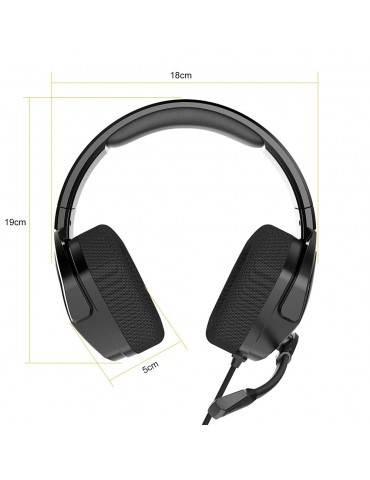 N16 Over Ear Gaming Headset Noise Cancelling Headphones with Microphone 3.5mm Wired Gaming Earphone for PS4 PC Computer Laptop Mobile Phone