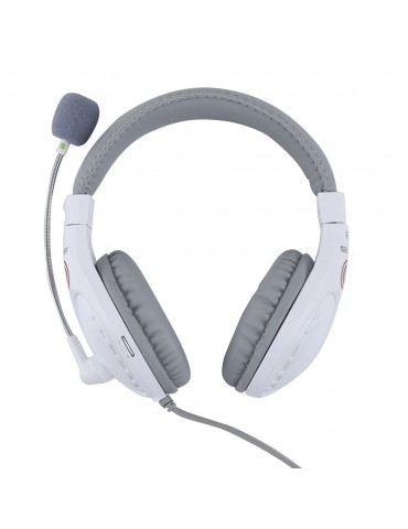 A566H Computer Wired Headphone Student Lightweight Noise Cancelling Headset with Microphone for Online Study Education Test