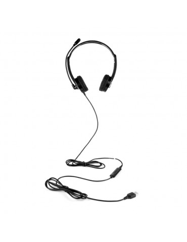 H58 Computer Wired Headphone Office Bussiness Lightweight Noise Cancelling Headset with Microphone