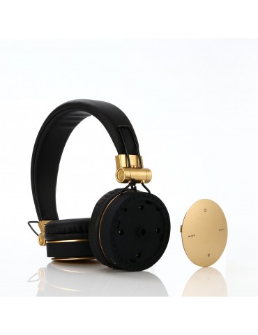 MH10 Head-mounted BT5.0 Wireless Headset Foldable Stereo Sound Button Operation Support Card FM