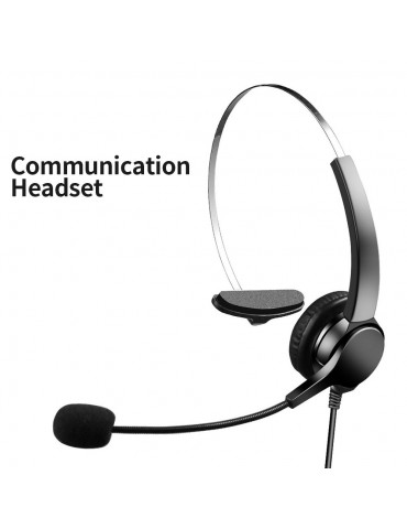 Communication Headset Comfort And Clear Call All In One 330°Adjustable Ear Plate Double Noise Reduction The 3.5MM Connector