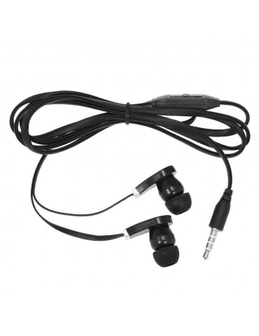 3.5mm Wired Headphone In-Ear Headset Stereo Music Smart Phone Earphone Earpiece Hands-free with Microphone