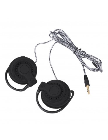 3.5mm Wired Gaming Headset On-Ear Sports Headphones Ear-hook Music Earphones for Smartphones Tablet Laptop Desktop PC