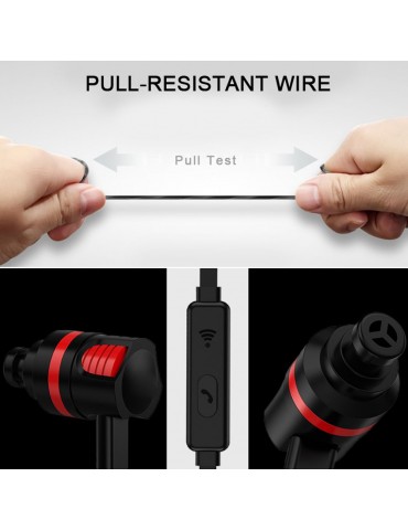 Wired In-ear Earphones Stereo Gaming Headset Headphones with In-line Control & Microphone for PSP iPhone iPad Android Smartphones Tablet PC Laptop