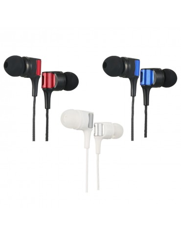 In-ear Headphones Wired Headset 3.5mm Jack Stereo Earphone In-line Control with Mic for Smart Phone Tablet PC