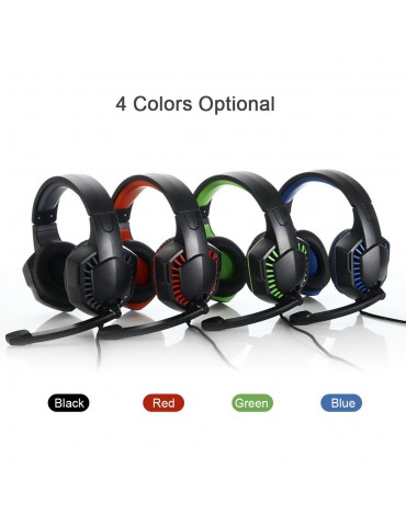 SY-GX20 Wired Headset On Ear Headphones with 3.5mm Audio Jack & with Mic Volume Control Over Ear Noise Cancelling Gamer Headphones Gaming Earphone for Cellphones Laptop Computer Games Tablet