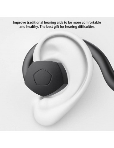 Bonein BN802 Bone Conduction Headphone Wire Headset Foldable Hearing Earphone IP55 Waterproof Earphone with Sound Pickup Built-in 380mAh Battery