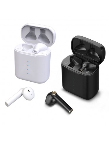 HD-S16 True Wireless BT Headset Sports Earphones Business Earbuds Stereo Touch Control for iPhone Noise Reduction Mini Headphones