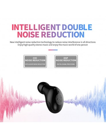 G12 BT5.0 Earphones Fingerprint Touch Control Wireless HiFi Sound Stereo Bass With Mic Handsfree Wireless Mini Earbuds Sports In-ear Headset for iphone Smartphone