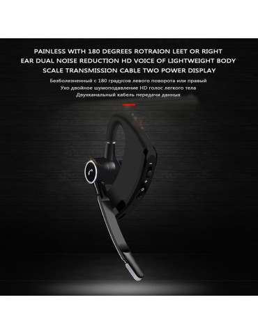 V8S BT In-ear Wireless Earphone Business Headset Handsfree Call BT Headphone Driving Sports Earbud With Mic Ear Hook 1pc