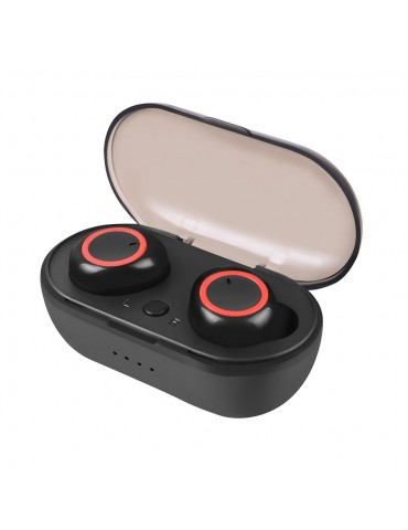 A10 True Wireless Earphones BT V5.0 Stereo Headset Sports Mini Earbuds Handsfree HD Call Headphones With Mic LED Digital Power Display