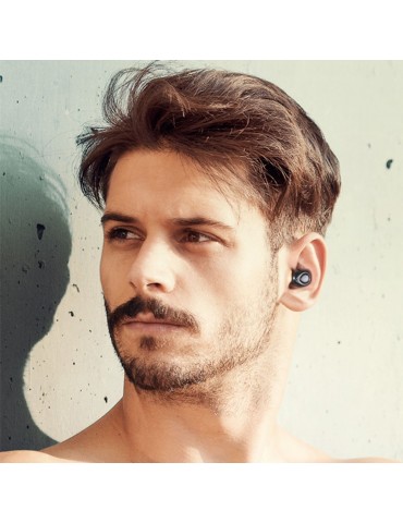 X18 Bluetooth 5.0 True Wireless Headphones Mini Earbuds In-ear Music Earphones Sports Headset CVC6.0 Noise Reduction with Mic Charging Case