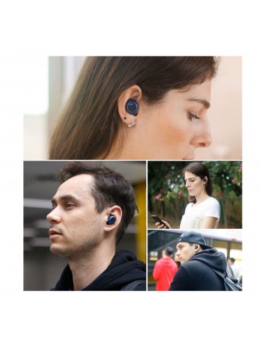 ANC X8 Active Noise Reduction Headphones True Wireless Stereo Headset Bluetooth 5.0 Earphone ANC Wireless Earbuds Built-in Microphone with 550mAh Charging Box