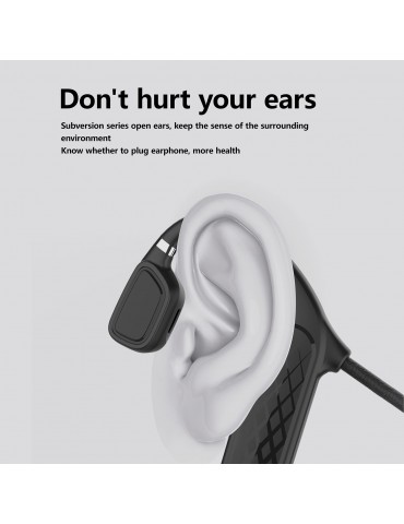 MD04 BT5.0 Headset Painless Wear Noise Reduction Clear Calls IPX5 Waterproof Sports Headset