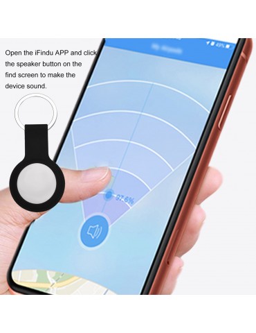 Smart Finder BT Phone Tracker Tag Finder Keychain Case Anti-Lost Device with Silicone Case Protector with Key Ring BT Tracker APP Control Compatible with IOS/Andriod 9.0 Above