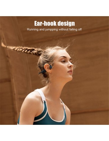 X18 Pro Bone Conduction Headphones 8GB MP3 Player Wireless BT5.0 Earphone IPX8 Waterproof Swimming Sports Headset Hands-free with Microphone