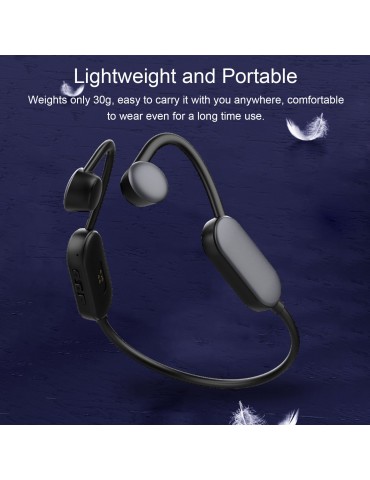 Q50 Bone Conduction Headphones 8GB MP3 Player IPX8 Waterproof Swimming Sports Headset Wireless BT5.0 Earphone Hands-free with Microphone