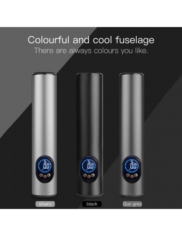 T068 Portable No-Wire Intelligent Inflator Pump Upgraded High Definition Large Screen Flashlight Inflator Pump